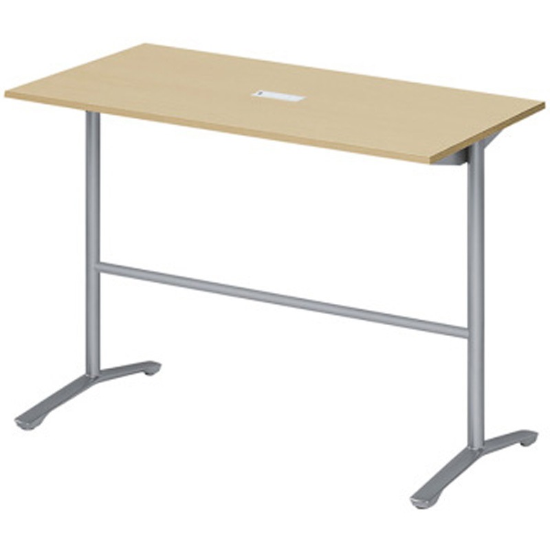 DDJH-157HHTA1ZX ホバーテーブル ハイタイプ T脚角型 塗装脚 配線対応キャップ 1500×750<配送時組立サービス付> 1台 イトーキ 【通販モノタロウ】 129,800円