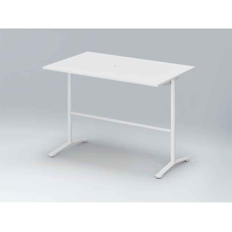 DDJH-159HHTA1WL ホバーテーブル ハイタイプ T脚角型 塗装脚 配線対応キャップ 1500×900<配送時組立サービス付> 1台 イトーキ 【通販モノタロウ】 70,840円