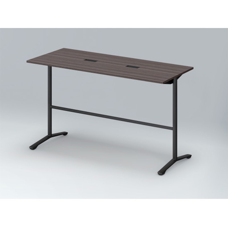 DDJH-187HHTA1TR ホバーテーブル ハイタイプ T脚角型 塗装脚 配線対応キャップ 1800×750<配送時組立サービス付> 1台 イトーキ 【通販モノタロウ】 76,890円