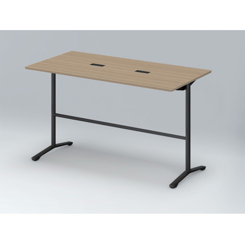 DDJH-189HHTA1TM ホバーテーブル ハイタイプ T脚角型 塗装脚 配線対応キャップ 1800×900<配送時組立サービス付> 1台 イトーキ 【通販モノタロウ】 76,890円