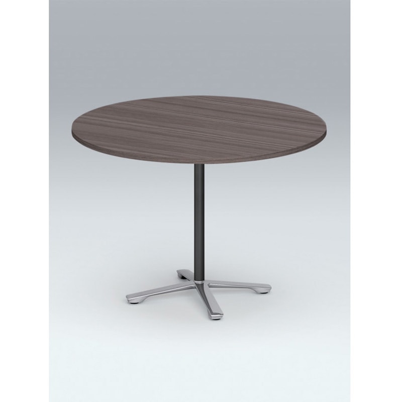 DDJH-099CNPA1PR ホバーテーブル ハイタイプ 十字脚 円型 アルミミラー脚 Φ900<配送時組立サービス付> イトーキ 高さ1000mm  DDJH-099CNPA1PR