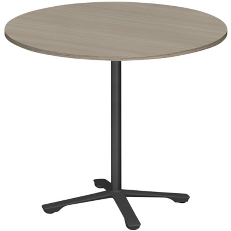 DDJL-099CNTA1TM ホバーテーブル 昇降タイプ 十字脚 円型 塗装脚 Φ900<配送時組立サービス付> イトーキ ブラック 高さ720mm  DDJL-099CNTA1TM