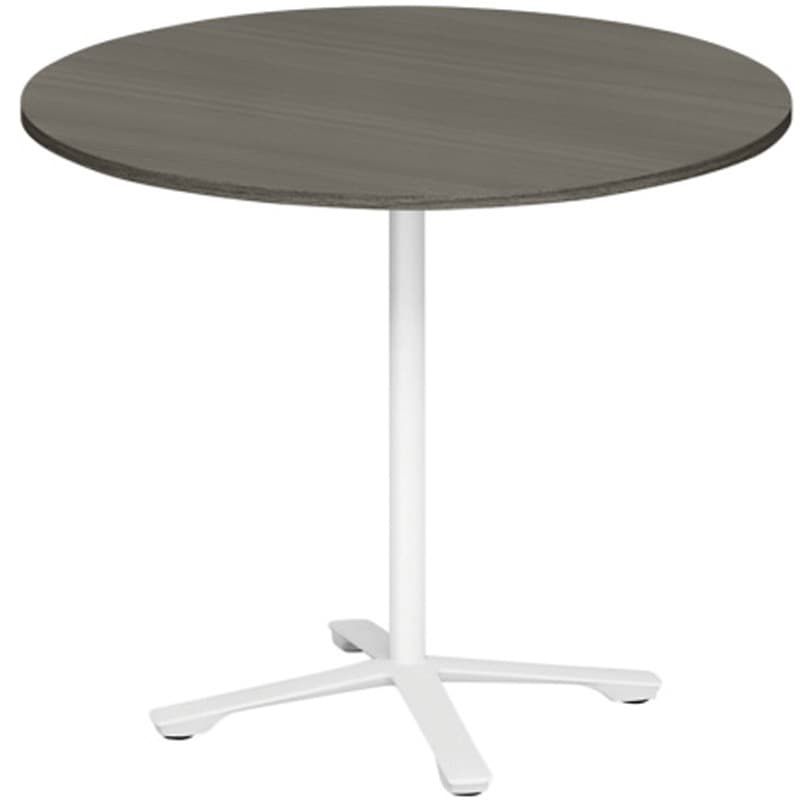 DDJL-099CNTA1WR ホバーテーブル 昇降タイプ 十字脚 円型 塗装脚 Φ900<配送時組立サービス付> イトーキ ホワイト 高さ720mm  DDJL-099CNTA1WR