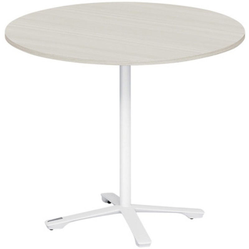 DDJL-099CNTC1WH ホバーテーブル 昇降タイプ 十字脚 円型 塗装脚 キャスター付 Φ900<配送時組立サービス付> 1台 イトーキ 【通販モノタロウ】