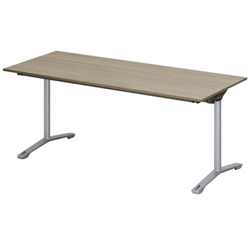 DDJF-157HNTC-ZM ホバーテーブル 折りたたみタイプ T字脚 角型 塗装脚 キャスター付 1500×750<配送時組立サービス付> 1台 イトーキ 【通販モノタロウ】 60,390円