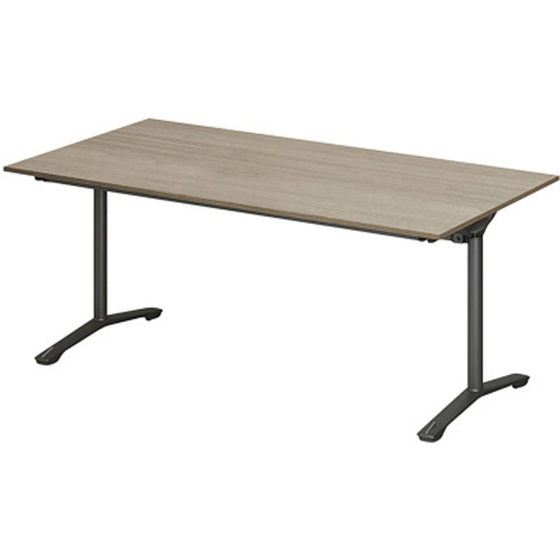 DDJF-159HNTC-TM ホバーテーブル 折りたたみタイプ T字脚 角型 塗装脚 キャスター付 1500×900<配送時組立サービス付> 1台 イトーキ 【通販モノタロウ】