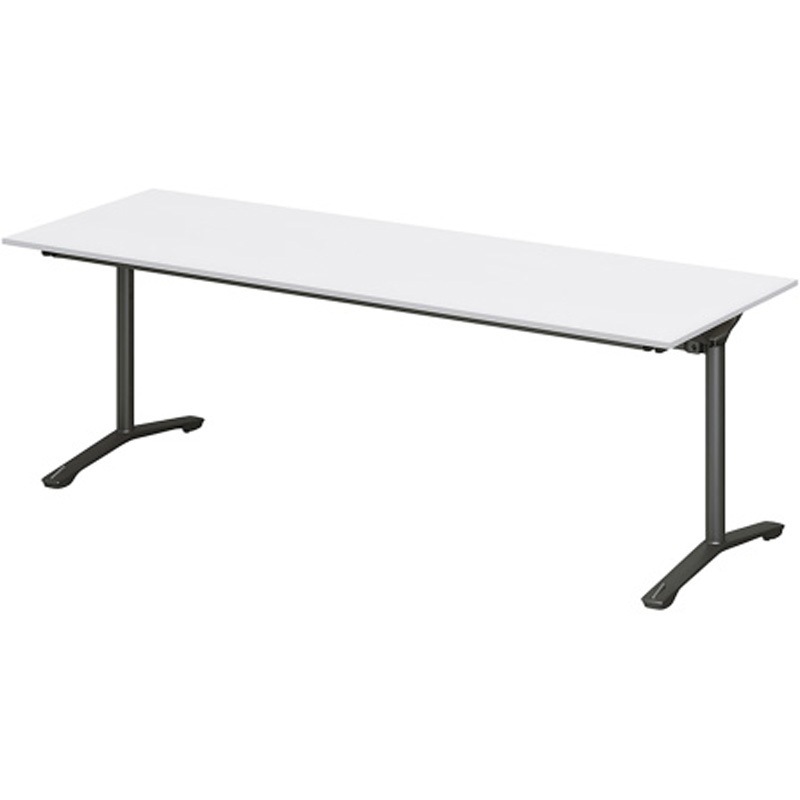 DDJF-187HNTC-TL ホバーテーブル 折りたたみタイプ T字脚 角型 塗装脚 キャスター付 1800×750<配送時組立サービス付> 1台 イトーキ 【通販モノタロウ】 65,890円