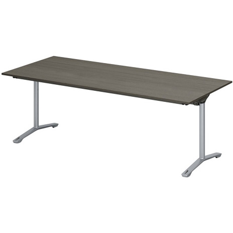 DDJF-189HNTC-ZR ホバーテーブル 折りたたみタイプ T字脚 角型 塗装脚 キャスター付 1800×900<配送時組立サービス付> 1台 イトーキ 【通販モノタロウ】 71,390円