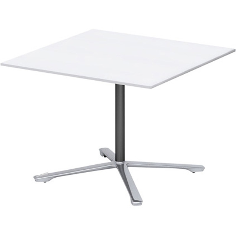DDJF-100HNPC-PL ホバーテーブル 折りたたみタイプ 十字脚 正方形 アルミミラー脚 キャスター付 1050×1050<配送時組立サービス付> 1台 イトーキ 【通販モノタロウ】