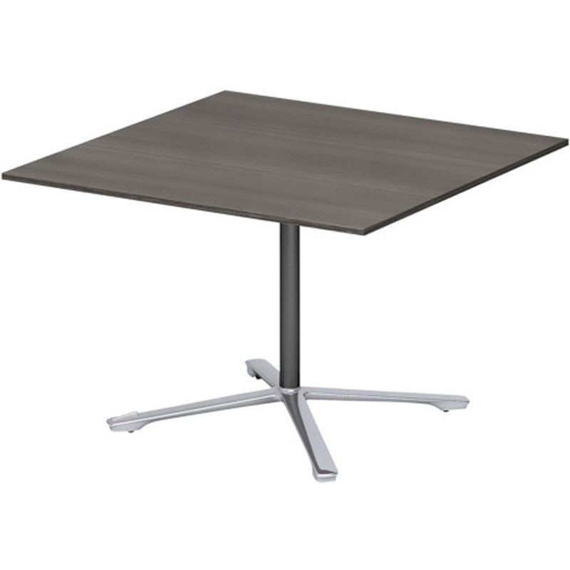 DDJF-122HNPC-PR ホバーテーブル 折りたたみタイプ 十字脚 正方形 アルミミラー脚 キャスター付 1200×1200<配送時組立サービス付> 1台 イトーキ 【通販モノタロウ】