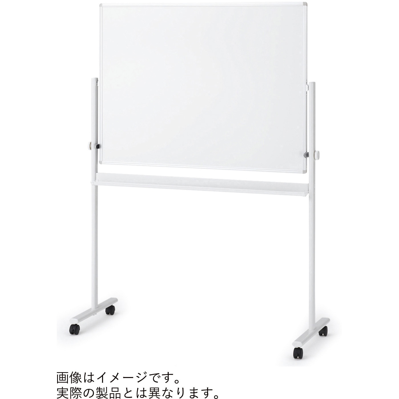 BBX-1809WW1-W9 ホワイトボード脚付タイプ 回転型(両面ホワイト)<配送