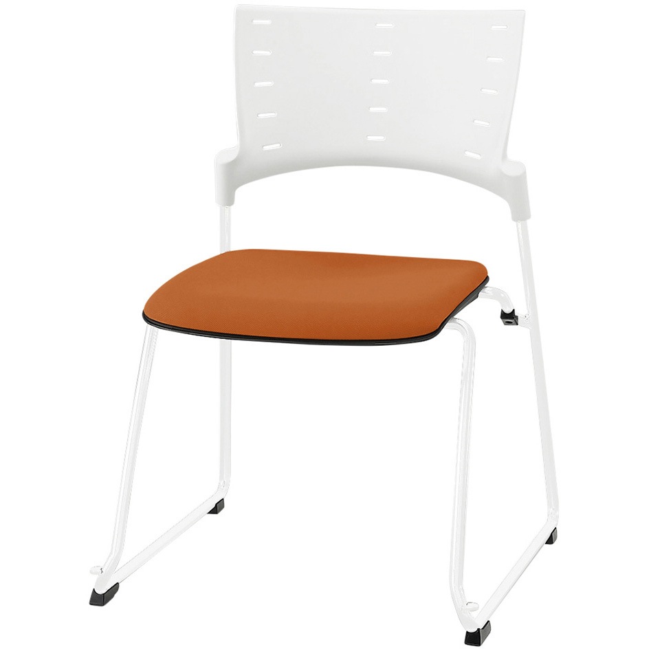 KLD-330PV-WWD3 マノスチェア スタッキングタイプ 張地PV<配送時組立サービス付> 1台 イトーキ 【通販モノタロウ】