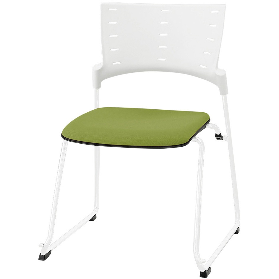 KLD-330PV-WWQ6 マノスチェア スタッキングタイプ 張地PV<配送時組立サービス付> 1台 イトーキ 【通販モノタロウ】