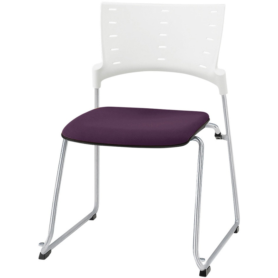 KLD-330PV-ZWX7 マノスチェア スタッキングタイプ 張地PV<配送時組立サービス付> 1台 イトーキ 【通販モノタロウ】