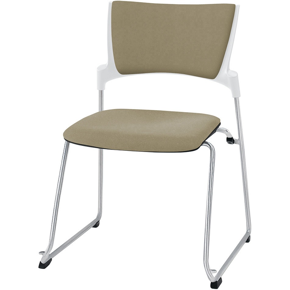 KLD-340PV-ZWY3 マノスチェア スタッキングタイプ背パッド付 肘なし  張地PV<配送時組立サービス付> 1台 イトーキ 【通販モノタロウ】 25,885円