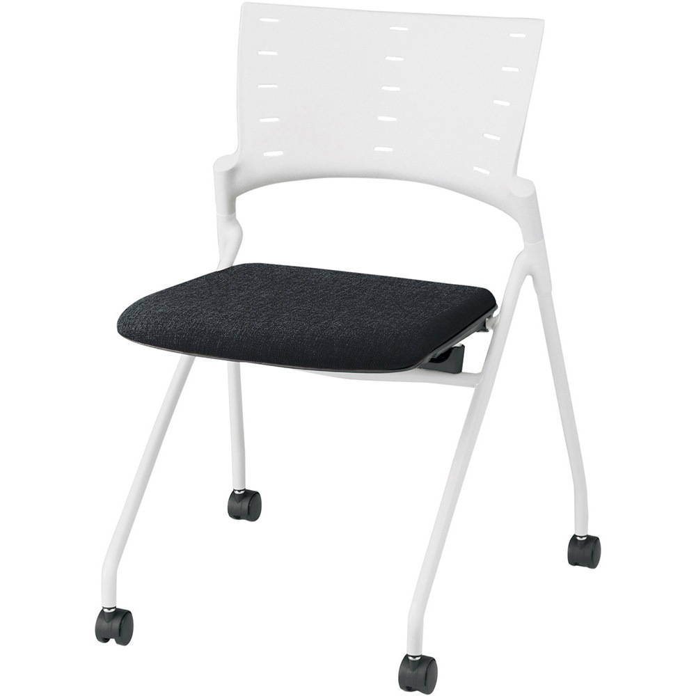 KLD-310SA-WWT1 マノスチェア ネスティングタイプ 肘なし 張地SA<配送時組立サービス付> イトーキ メラミン化粧板 高さ782mm幅569mm奥行539mm  KLD-310SA-WWT1