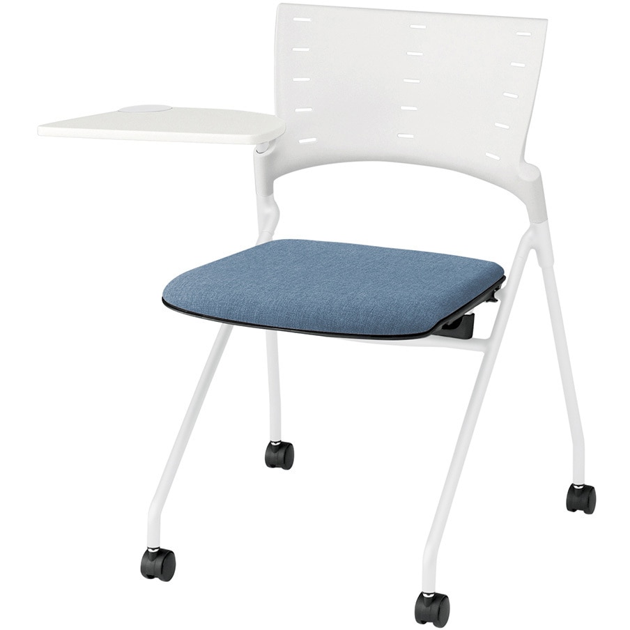 KLD-312SA-WWB4 マノスチェア ネスティングタイプ メモ台付 張地SA<配送時組立サービス付> イトーキ 高さ782mm幅620mm奥行625mm  KLD-312SA-WWB4