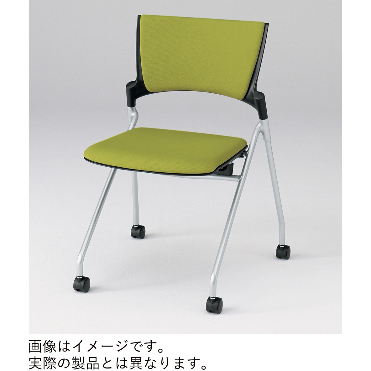 KLD-320PVR-TTM4 マノスチェア ネスティングタイプ 背パッド付 肘なし 棚付 張地PV<配送時組立サービス付> 1台 イトーキ 【通販モノタロウ】