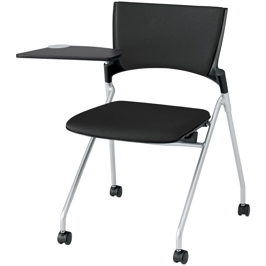 KLD-322PV-ZTT1 マノスチェア ネスティングタイプ 背パッド付 メモ台付 張地PV<配送時組立サービス付> イトーキ 質量8.3kg 高さ782mm幅620mm奥行625mm KLD-322PV-ZTT1