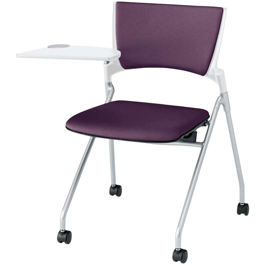 KLD-322PV-ZWX7 マノスチェア ネスティングタイプ 背パッド付 メモ台付 張地PV<配送時組立サービス付> 1台 イトーキ 【通販モノタロウ】