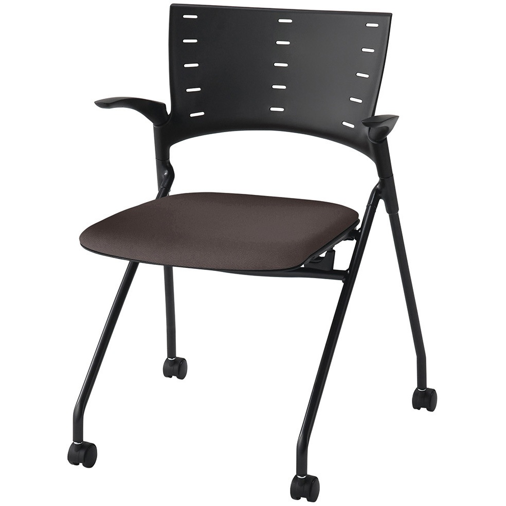 KLD-315PV-TTH2 マノスチェア ネスティングタイプ 肘付 張地PV<配送時組立サービス付> 1台 イトーキ 【通販モノタロウ】