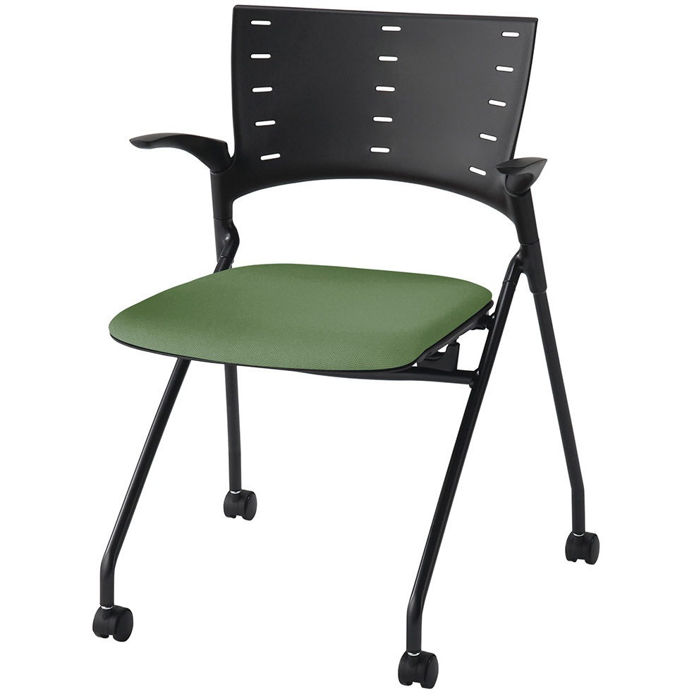 KLD-315PV-TTQ2 マノスチェア ネスティングタイプ 肘付 張地PV<配送時組立サービス付> 1台 イトーキ 【通販モノタロウ】