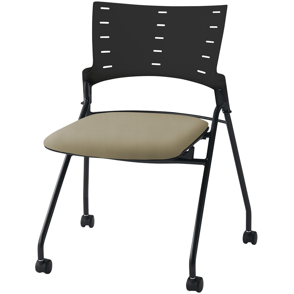 KLD-310PVS-TTY3 マノスチェア マルチスタッキングタイプ 肘なし 張地PV<配送時組立サービス付> 1台 イトーキ 【通販モノタロウ】