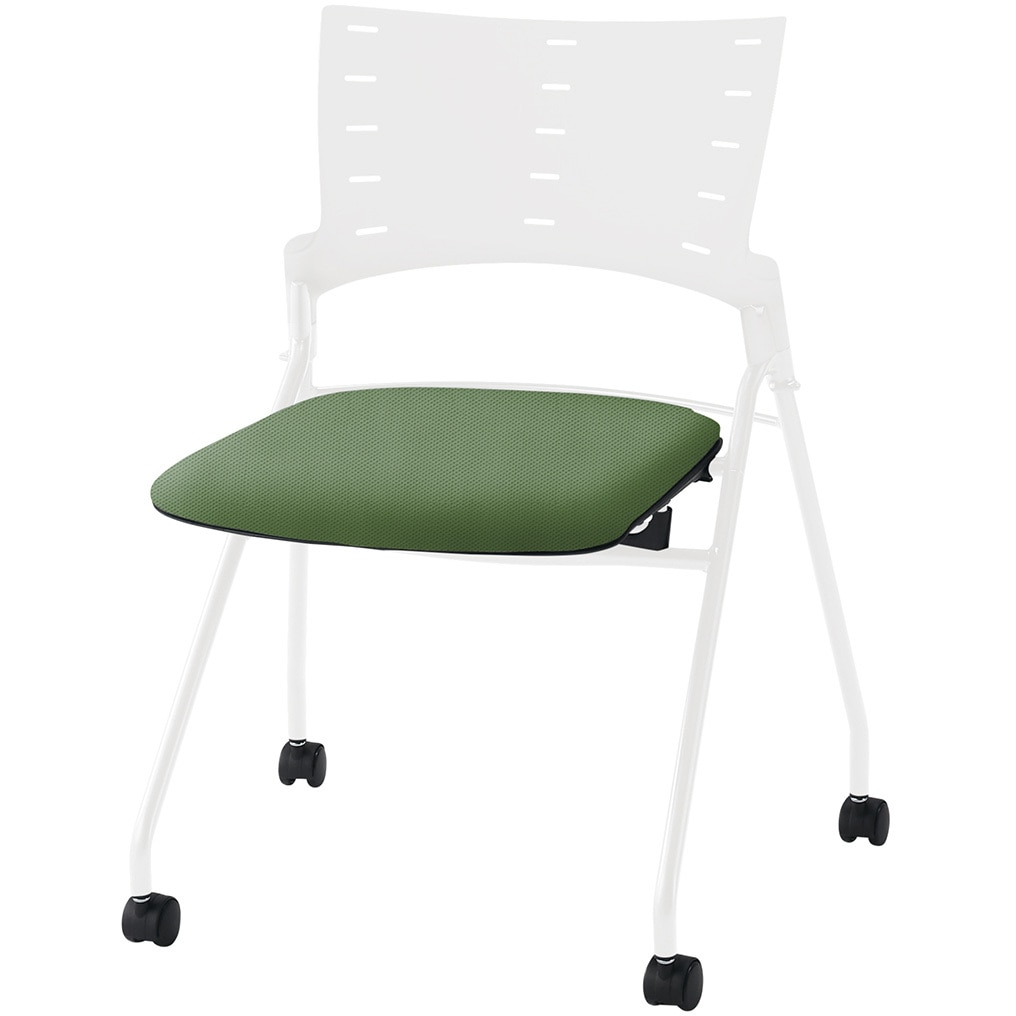 KLD-310PVS-WWQ2 マノスチェア マルチスタッキングタイプ 肘なし 張地PV<配送時組立サービス付> 1台 イトーキ 【通販モノタロウ】