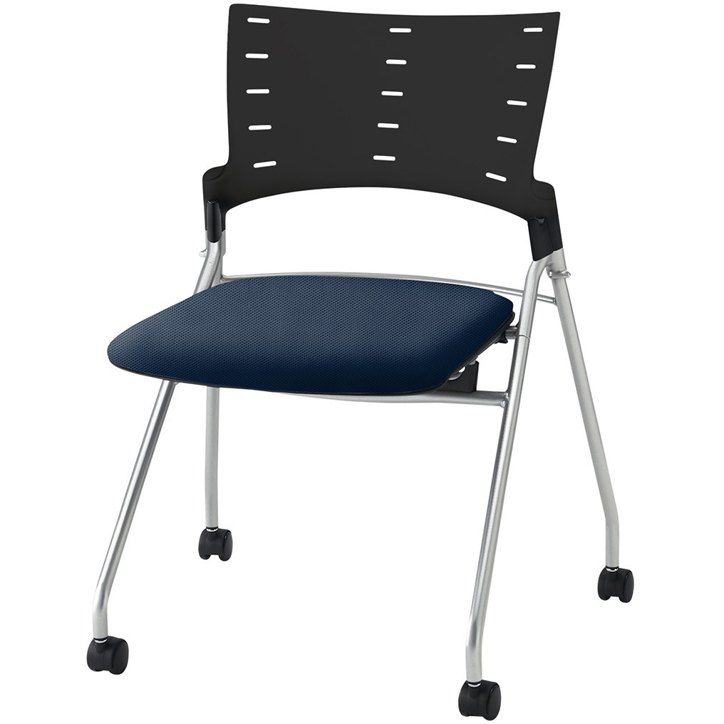 KLD-310PVS-ZTB2 マノスチェア マルチスタッキングタイプ 肘なし 張地PV<配送時組立サービス付> イトーキ メラミン化粧板 質量6.6kg 高さ780mm幅600mm奥行575mm  KLD-310PVS-ZTB2