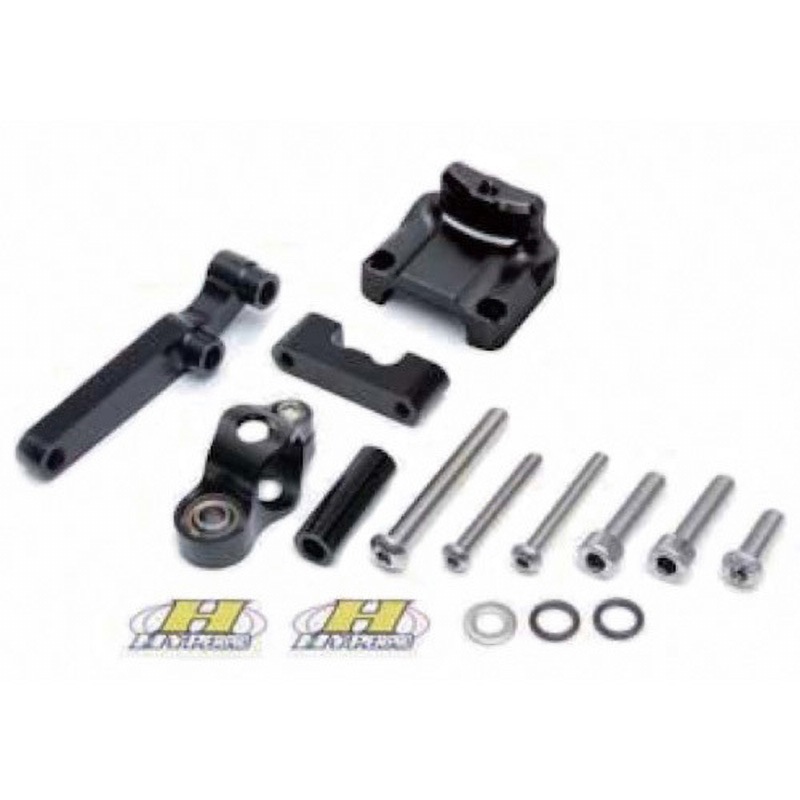 22117039B CNCステダンステーSET 75mm/TYPE-1 BLK 正ピロボール HYPERPRO(ハイパープロ) 主な適合車種NINJA250 13-16   22117039B