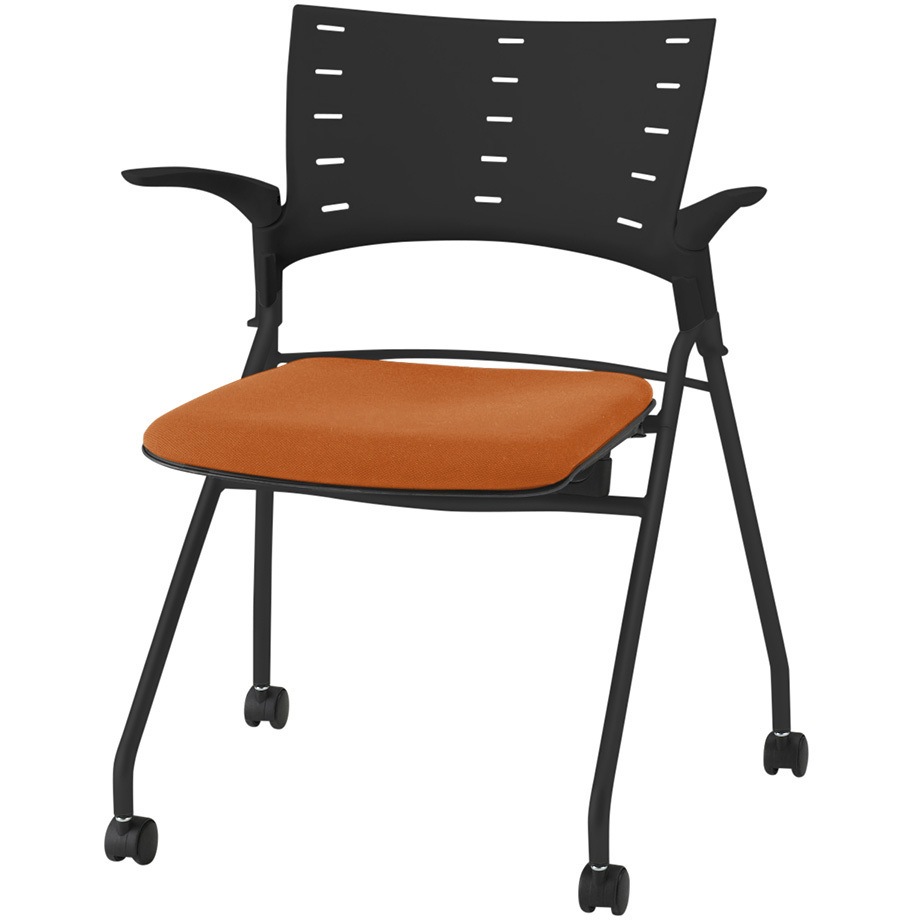 KLD-315PVS-TTD3 マノスチェア マルチスタッキングタイプ 肘付 張地PV<配送時組立サービス付> 1台 イトーキ 【通販モノタロウ】