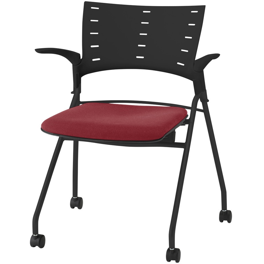 KLD-315PVS-TTM4 マノスチェア マルチスタッキングタイプ 肘付 張地PV<配送時組立サービス付> 1台 イトーキ 【通販モノタロウ】