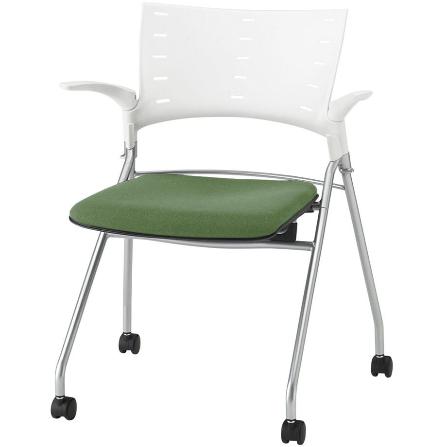 KLD-315PVS-ZWQ2 マノスチェア マルチスタッキングタイプ 肘付 張地PV<配送時組立サービス付> 1台 イトーキ 【通販モノタロウ】 32,487円