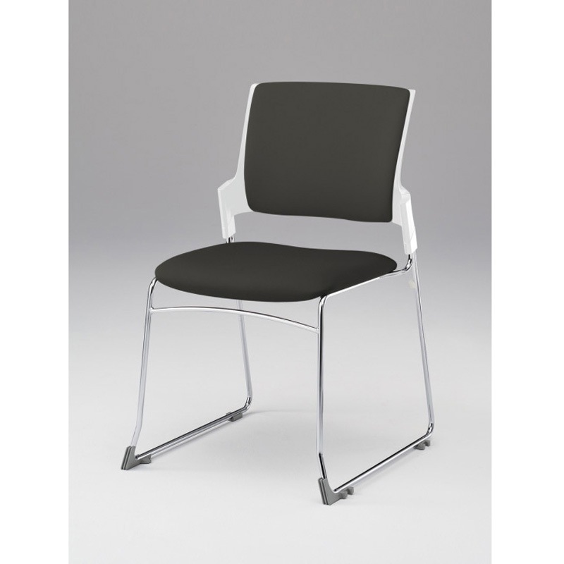 KLD420DL-Z9W9T1 モノンチェア スタッキングタイプ クロスバック 肘なし クロームメッキ脚 張地DL<配送時組立サービス付> 1台 イトーキ 【通販モノタロウ】