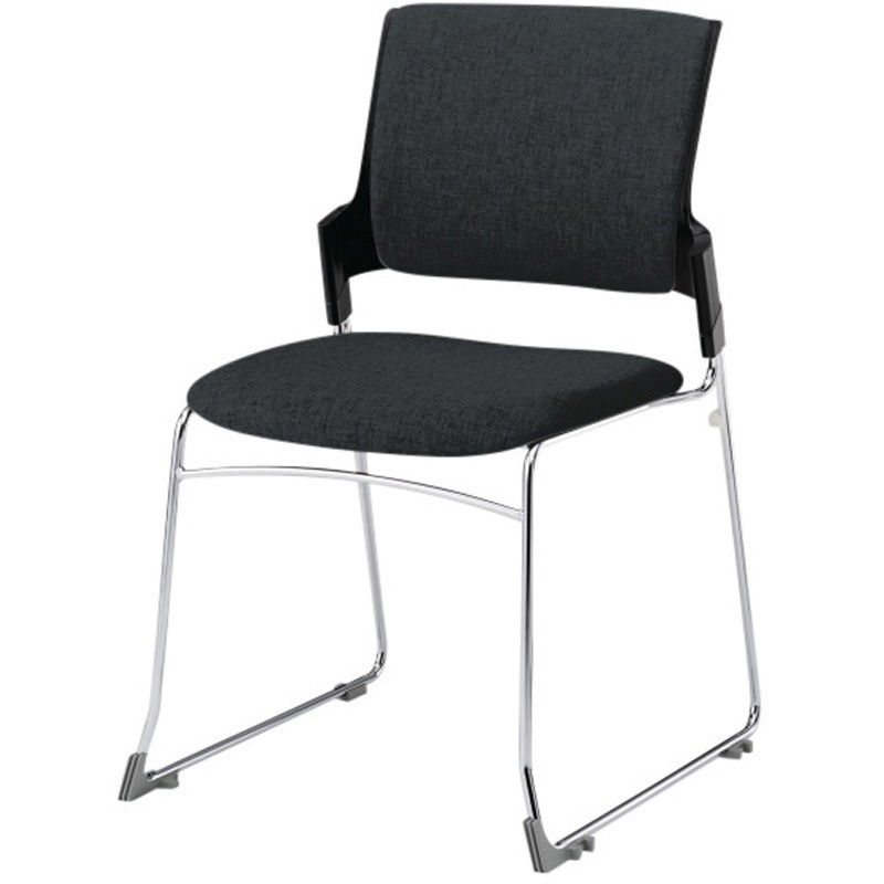 KLD420SA-Z9T1T1 モノンチェア スタッキングタイプ クロスバック 肘なし クロームメッキ脚 張地SA<配送時組立サービス付> 1台 イトーキ 【通販モノタロウ】