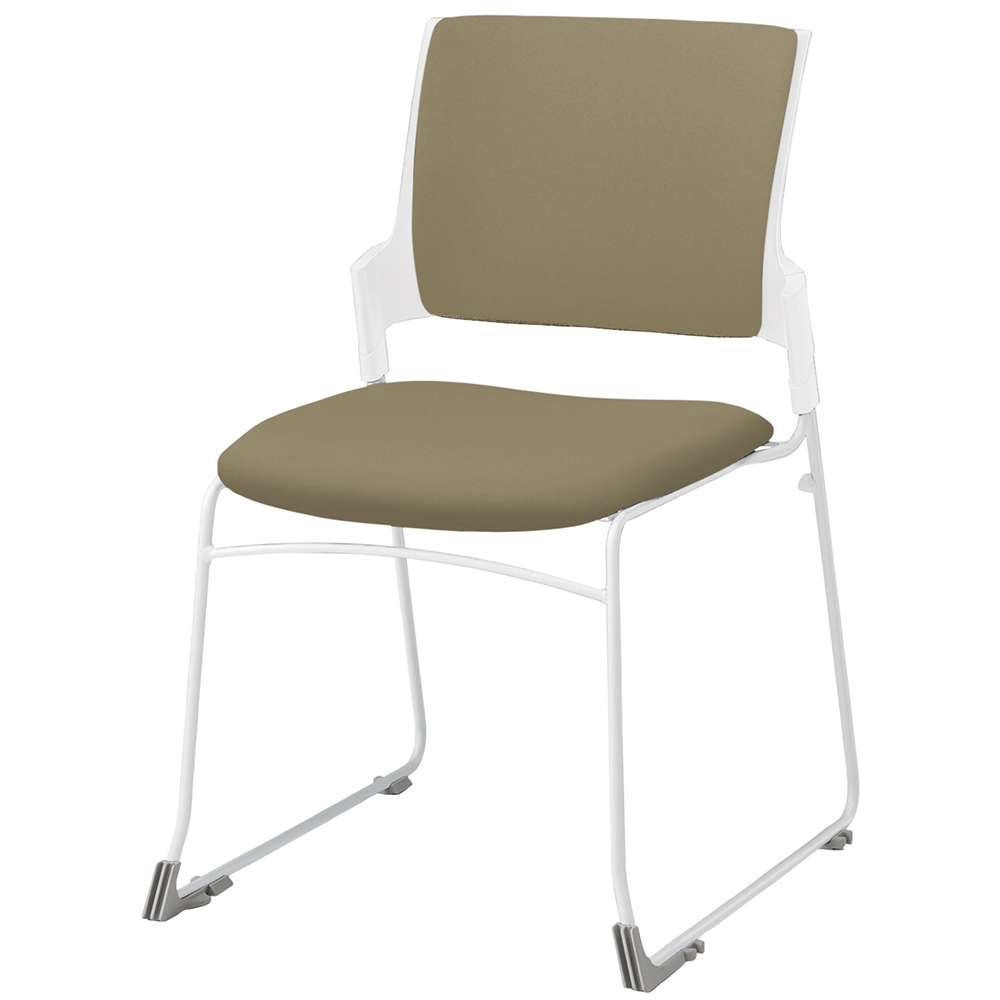 KLD420PV-W9W9Y3 モノンチェア スタッキングタイプ クロスバック 肘なし 張地PV<配送時組立サービス付> 1台 イトーキ 【通販モノタロウ】