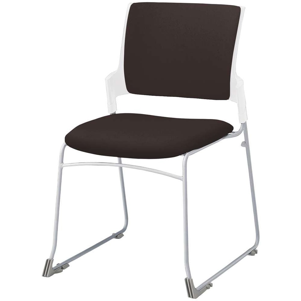 KLD420PV-Z5W9H2 モノンチェア スタッキングタイプ クロスバック 肘なし 張地PV<配送時組立サービス付> 1台 イトーキ 【通販モノタロウ】