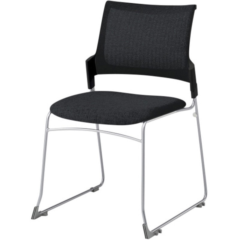 KLD430JE-Z5T1T1 モノンチェア スタッキングタイプ メッシュバック 肘なし 張地JE<配送時組立サービス付> イトーキ メモ台PEブロー成型(W9色のみ) 高さ820mm幅535mm奥行555mm  KLD430JE-Z5T1T1