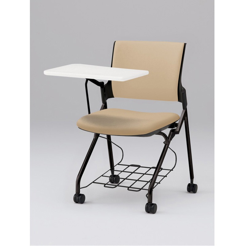 KLD228DLRT1T1K6 モノンチェア ネスティングタイプ クロスバック メモ台付 棚付 張地DL<配送時組立サービス付> 1台 イトーキ 【通販モノタロウ】