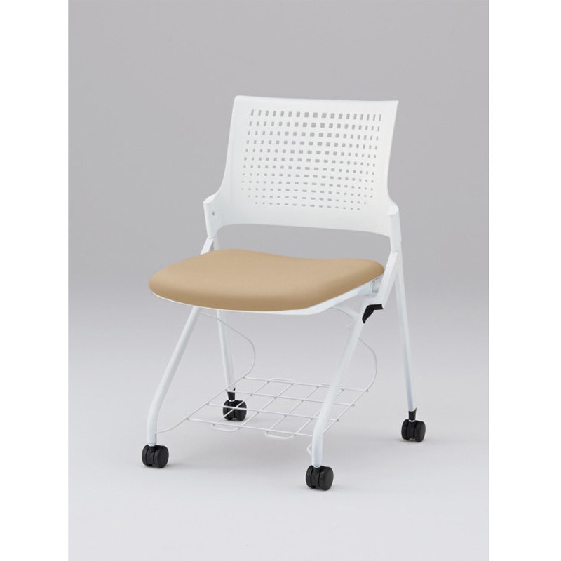 KLD227DLRW9W9K6 モノンチェア ネスティングタイプ クロスバック 肘なし 棚付 張地DL<配送時組立サービス付> 1台 イトーキ 【通販モノタロウ】 37,037円