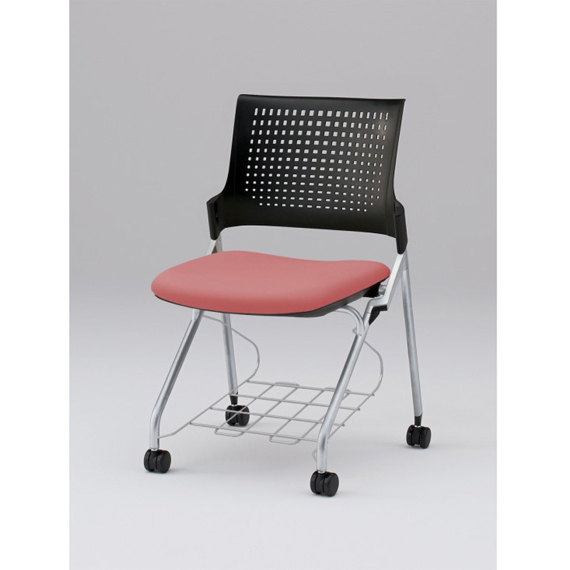 KLD227DLRZ5T1M6 モノンチェア ネスティングタイプ クロスバック 肘なし 棚付 張地DL<配送時組立サービス付> 1台 イトーキ 【通販モノタロウ】