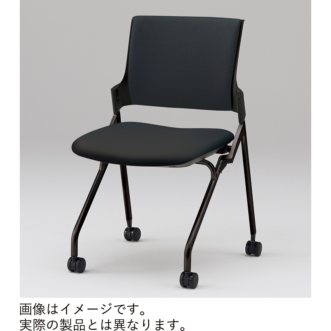 KLD227PVRZ5T1T1 モノンチェア ネスティングタイプ クロスバック 肘なし 棚付 張地PV<配送時組立サービス付> 1台 イトーキ 【通販モノタロウ】