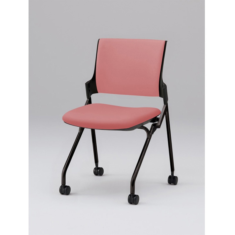 KLD227DL-T1T1M6 モノンチェア ネスティングタイプ クロスバック 肘なし 張地DL<配送時組立サービス付> イトーキ メモ台PEブロー成型(W9色のみ) ブラック 高さ820mm幅580mm奥行555mm  KLD227DL-T1T1M6