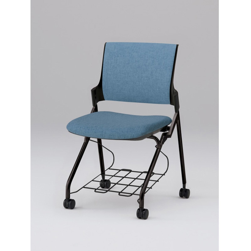 KLD227SART1T1B4 モノンチェア ネスティングタイプ クロスバック 肘なし 張地SA<配送時組立サービス付> イトーキ メモ台PEブロー成型(W9色のみ) ブラック 質量7.7kg 高さ820mm幅580mm奥行555mm  KLD227SART1T1B4