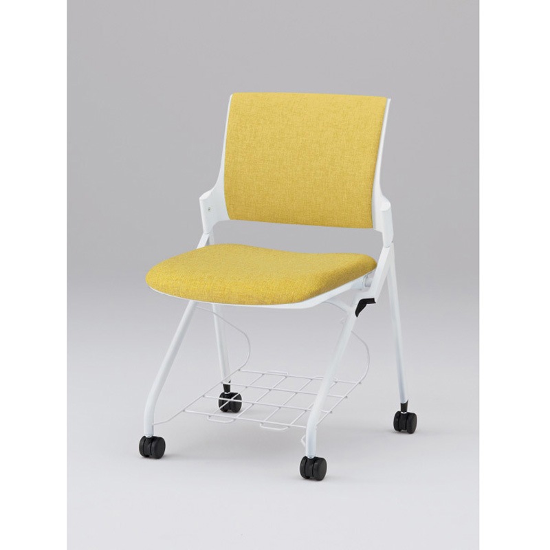 KLD227SARW9W9U6 モノンチェア ネスティングタイプ クロスバック 肘なし 張地SA<配送時組立サービス付> イトーキ メモ台PEブロー成型(W9色のみ) 質量7.7kg 高さ820mm幅580mm奥行555mm  KLD227SARW9W9U6