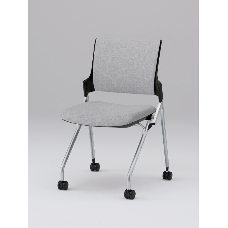 KLD227SA-Z5T1T7 モノンチェア ネスティングタイプ クロスバック 肘なし 張地SA<配送時組立サービス付> イトーキ メモ台PEブロー成型(W9色のみ) 質量7.1kg 高さ820mm幅580mm奥行555mm  KLD227SA-Z5T1T7