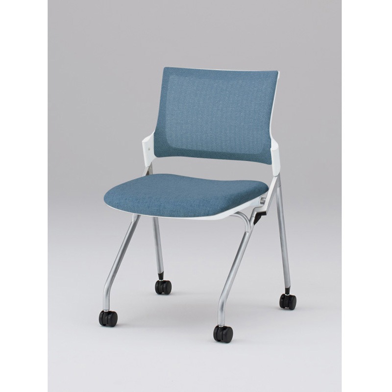 KLD237JE-Z5W9B4 モノンチェア ネスティングタイプ メッシュバック 肘なし 張地JE<配送時組立サービス付> イトーキ メモ台PEブロー成型(W9色のみ) 高さ820mm幅580mm奥行595mm  KLD237JE-Z5W9B4