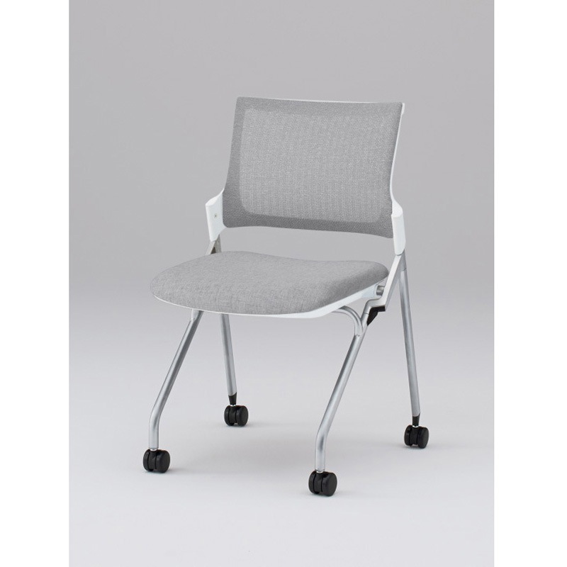 KLD237JE-Z5W9T7 モノンチェア ネスティングタイプ メッシュバック 肘なし 張地JE<配送時組立サービス付> イトーキ メモ台PEブロー成型(W9色のみ) 高さ820mm幅580mm奥行595mm  KLD237JE-Z5W9T7