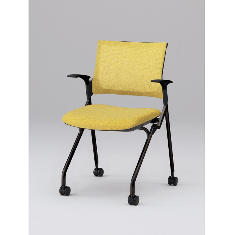 KLD239JE-T1T1U6 モノンチェア ネスティングタイプ メッシュバック 肘付 張地JE<配送時組立サービス付> イトーキ メモ台PEブロー成型(W9色のみ) 高さ820mm幅580mm奥行595mm  KLD239JE-T1T1U6