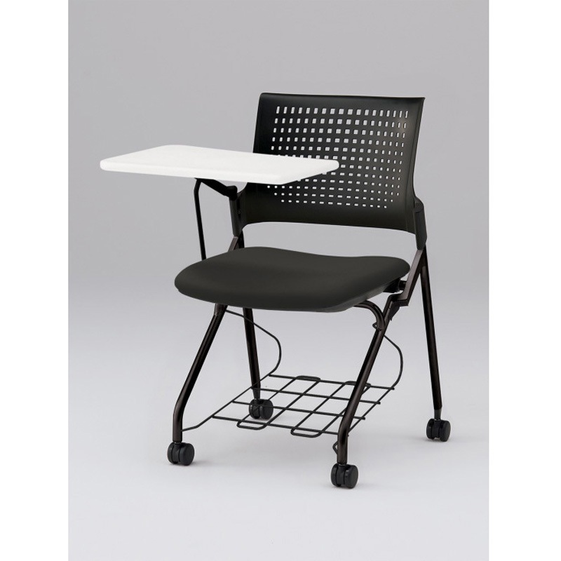 KLD218DLRT1T1T1 モノンチェア ネスティングタイプ 樹脂メッシュバック メモ台付 棚付 張地DL<配送時組立サービス付> 1台 イトーキ 【通販モノタロウ】